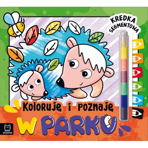 Koloruję i poznaję. W parku. Kredka segmentowa Koloruję i poznaję. W parku. Kredka segmentowa