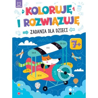 Koloruję i rozwiązuję. Zadania dla dzieci. 7+