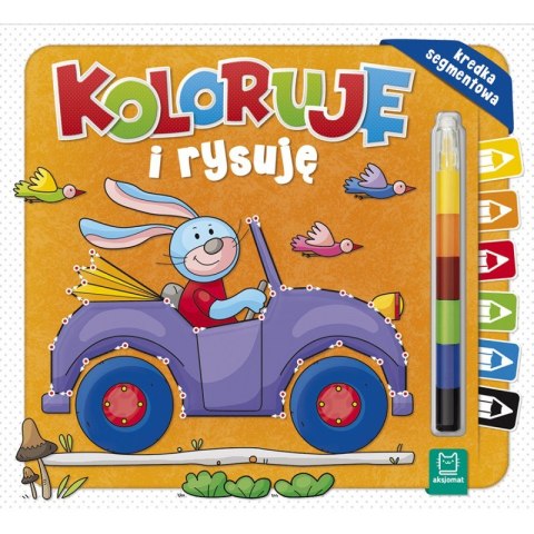 Koloruję i rysuję. Kredka segmentowa Koloruję i rysuję. Kredka segmentowa
