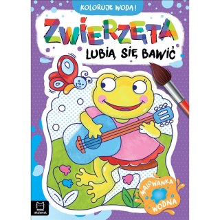 Koloruję wodą! Zwierzęta lubią się bawić. Malowanka wodna