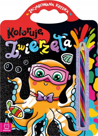 Koloruje zwierzęta. Zaczarowana kredka
