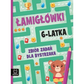 Łamigłówki 6-latka. Zbiór zadań dla bystrzaka