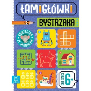 Łamigłówki bystrzaka. Książeczka ze słonikiem. Dla dzieci 6+