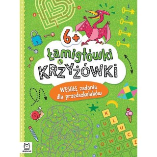 Łamigłówki i krzyżówki. Wesołe zadania dla dzieci 6+