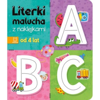 Literki malucha z naklejkami. Od 4 lat
