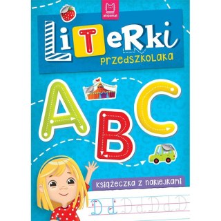 Literki przedszkolaka. Książeczka z naklejkami