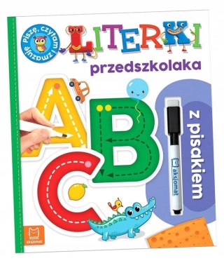 Literki przedszkolaka z pisakiem. Piszę, czytam i zmazuję. Wydanie II