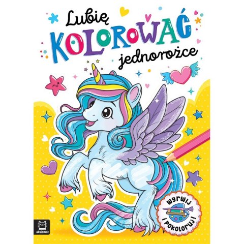Lubię kolorować jednorożce Lubię kolorować jednorożce