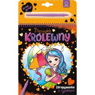 Niezwykłe królewny. Zdrapywanka z rysikiem