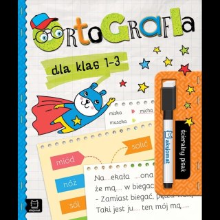 Ortografia dla klas 1-3. Ścieralny pisak