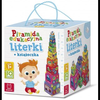 Piramida edukacyjna. Literki + książeczka