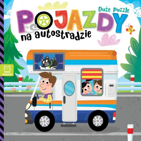Pojazdy na autostradzie. Duże puzzle Pojazdy na autostradzie. Duże puzzle