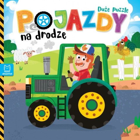 Pojazdy na drodze. Duże puzzle Pojazdy na drodze. Duże puzzle