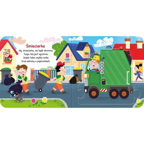 Pojazdy na drodze. Duże puzzle Pojazdy na drodze. Duże puzzle