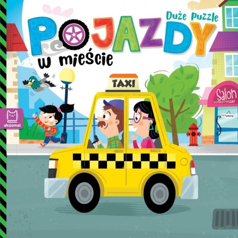 Pojazdy w mieście. Duże puzzle Pojazdy w mieście. Duże puzzle
