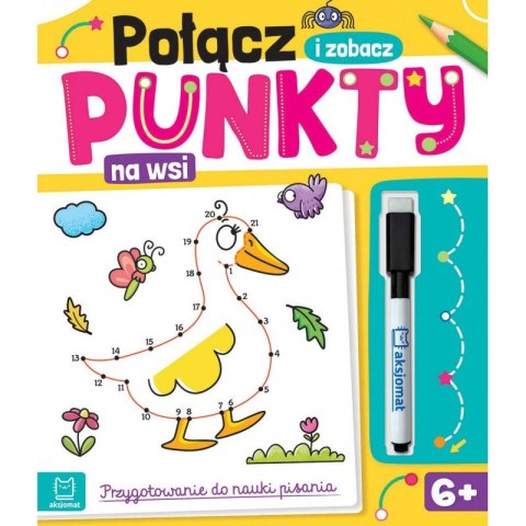 Połącz punkty i zobacz! Na wsi. Przygotowanie do nauki pisania. Ścieralny pisak Połącz punkty i zobacz! Na wsi. Przygotowanie do nauki pisania. Ścieralny pisak