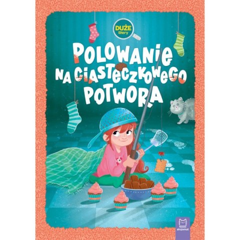 Polowanie na ciasteczkowego potwora. Duże litery. Oprawa twarda Polowanie na ciasteczkowego potwora. Duże litery. Oprawa twarda