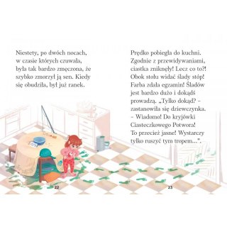 Polowanie na ciasteczkowego potwora. Duże litery. Oprawa twarda