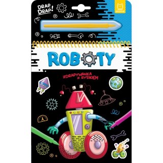 Roboty. Zdrapywanka z rysikiem