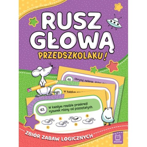Rusz głową, przedszkolaku! Zbiór zabaw logicznych Rusz głową, przedszkolaku! Zbiór zabaw logicznych