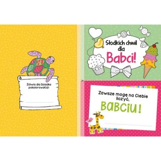 Rysuję prezenty dla babci i dziadka. Laurki, kartki, naklejki