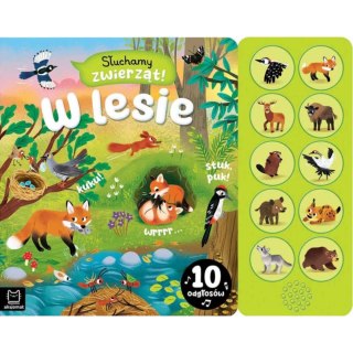 Słuchamy zwierząt! W lesie. 10 odgłosów