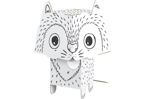 Kolorowanka CubeHead 3D, "Kot", Normal, Monumi Kolorowanka CubeHead 3D, "Kot", Normal, Monumi