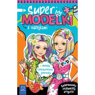 Supermodelki z naklejkami. Kolorowanka znakomitej artystki