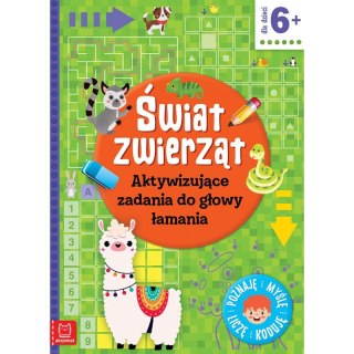 Świat zwierząt. Aktywizujące zadania do głowy łamania. Poznaję, myślę, liczę, koduję
