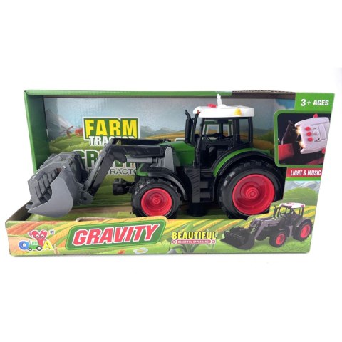 TRAKTOR Z ŁYŻKĄ ŚW./DŹW. W PUDEŁKU TRAKTOR Z ŁYŻKĄ ŚW./DŹW. W PUDEŁKU