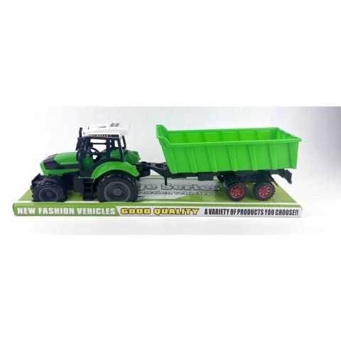 TRAKTOR Z PRZYCZEPĄ POD KLOSZEM TRAKTOR Z PRZYCZEPĄ POD KLOSZEM