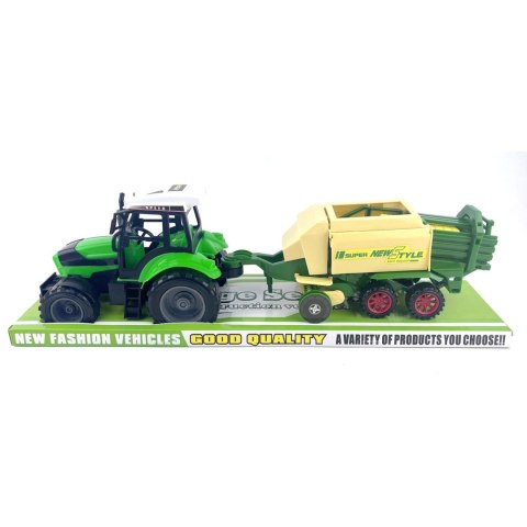 TRAKTOR Z PRZYCZEPĄ POD KLOSZEM TRAKTOR Z PRZYCZEPĄ POD KLOSZEM