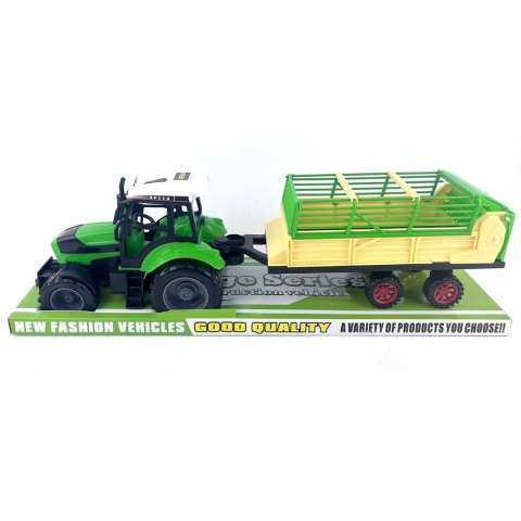 TRAKTOR Z PRZYCZEPĄ POD KLOSZEM TRAKTOR Z PRZYCZEPĄ POD KLOSZEM