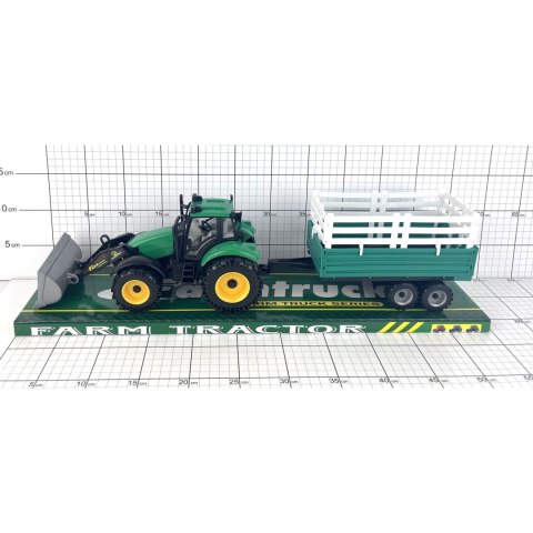 TRAKTOR Z PRZYCZEPĄ POD KLOSZEM TRAKTOR Z PRZYCZEPĄ POD KLOSZEM