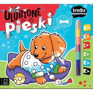 Ulubione pieski. Kredka segmentowa