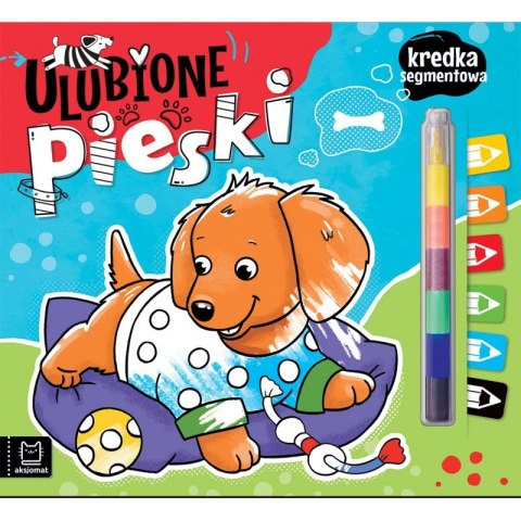 Ulubione pieski. Kredka segmentowa Ulubione pieski. Kredka segmentowa