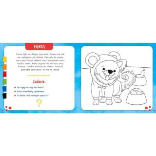 Ulubione pieski. Kredka segmentowa