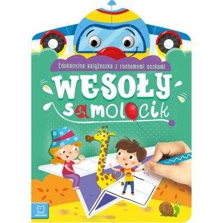 Wesoły samolocik. Edukacyjna książeczka z ruchomymi oczkami
