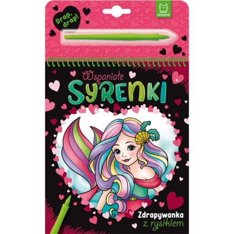 Wspaniałe syrenki. Zdrapywanka z rysikiem Wspaniałe syrenki. Zdrapywanka z rysikiem