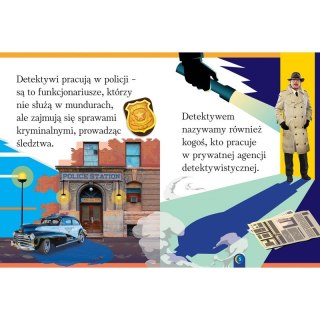 Wyrazy i zdania do nauki czytania. Duże litery. Detektywi i my