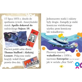 Wyrazy i zdania do nauki czytania. Duże litery. Kosmos. Ciekawostki dla dzieci