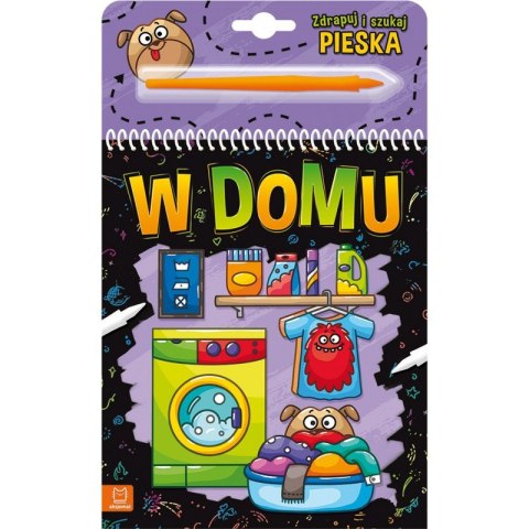 Zdrapuj i szukaj pieska. W domu Zdrapuj i szukaj pieska. W domu