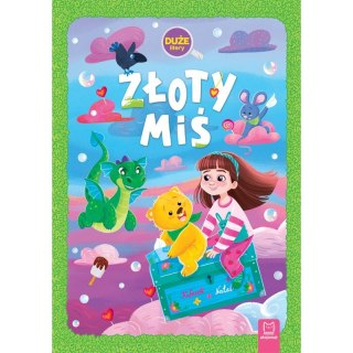 Złoty miś. Duże litery. Oprawa twarda