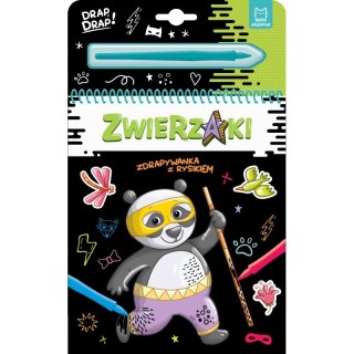 Zwierzaki. Zdrapywanka z rysikiem