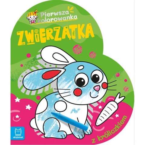 Zwierzątka. Pierwsza kolorowanka z króliczkiem Zwierzątka. Pierwsza kolorowanka z króliczkiem