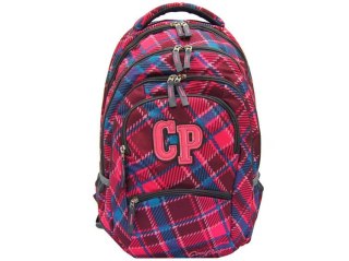 COOLPACK - COLLEGE - PLECAK MŁODZIEŻOWY - CRANBEERY CHECK