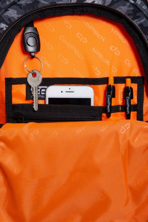 COOLPACK - FACTOR - PLECAK MŁODZIEŻOWY - MILITARY GREY