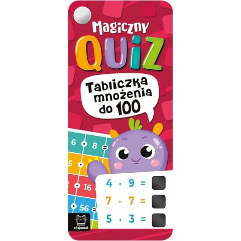 Magiczny quiz. Tabliczka mnożenia do 100. Z nitem Magiczny quiz. Tabliczka mnożenia do 100. Z nitem