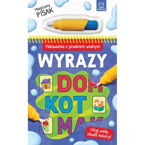 Malowanka z pisakiem wodnym. Wyrazy Malowanka z pisakiem wodnym. Wyrazy
