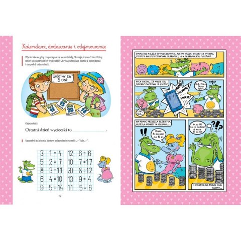 Matematyka ze smokami. Klasa 1. Działania, łamigłówki, komiks Matematyka ze smokami. Klasa 1. Działania, łamigłówki, komiks